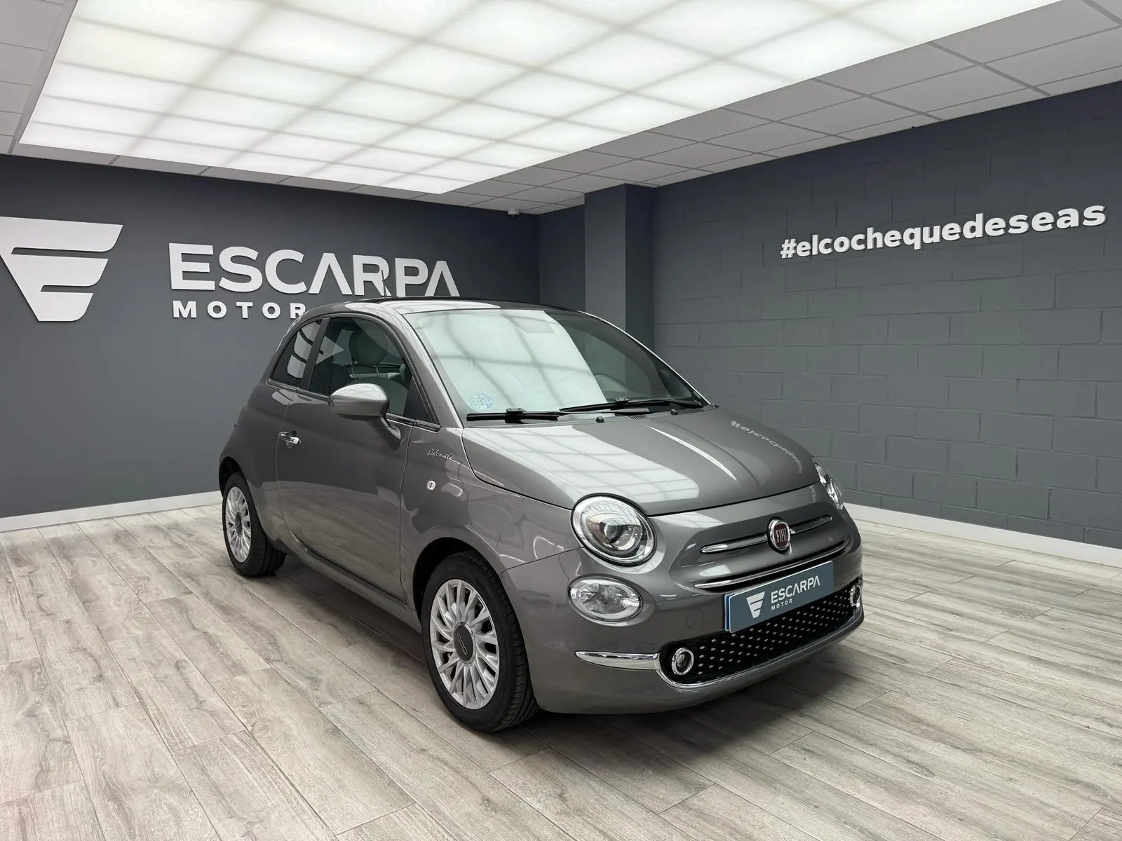FIAT 500 GRIS